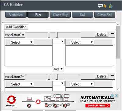 Fx EA Builder for MetaTrader-4